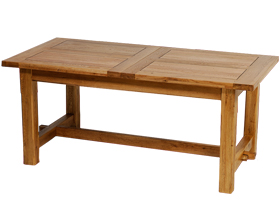 Table repas extensible avec allonges intégrées
