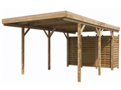 Carport "Etna Uno A" - L 5.84 x P 3.04 x h 2.44 m