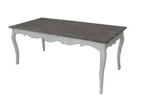 Table salle � manger - Dimensions : 186 x 97 cm - Coloris Marron - Mati�re 