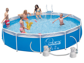 Piscine autoportante 5.50 x 1.00 m bâche de protection
