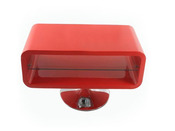 Meuble TV rectangulaire "Tinos" - MDF - Laqué rouge