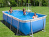 Piscine autoportante en kit tubulaire allongée "Laguna 400 Top" - 3.95 x 2.65 x 1.25 m