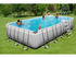 Piscine autoportante en kit tubulaire allongée "Prestige 700" - 6.60 x 3.70 x 1.32 m