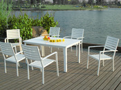 Salon jardin "FORMENTA" - 1 table + 6 chaises