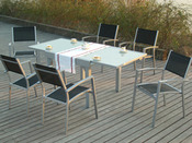 Salon jardin "CALPE" - 1 table + 6 chaises