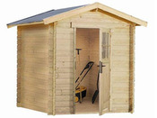 Abri jardin bois « Lillevilla 3 » - 3.60 m² - 1.80 x 2.00 x 2.32 m – 19 mm
