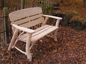 Banc jardin - en chêne 