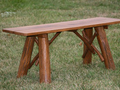 Banc jardin -  simple 160 cm