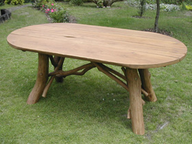 Table de jardin dimensions L 160 x P 100 x H 73 cm