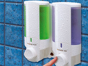 Distributeur de savon liquide "Aviva II" 2 réservoirs