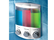 Distributeur de savon liquide "Aviva Trio" 3 réservoirs