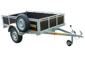 Roue de secours et support pour remorque