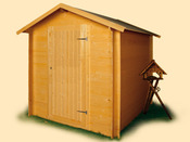 Abri jardin bois " Texas " - 3.24m² - 1.80 x 1.80 x 2.20 m - 19mm