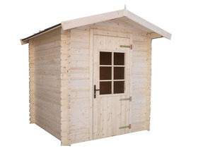 Abri jardin bois - 3.80 m² - 1.95 x 1.95 m - 19 mm