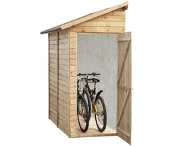 Abris jardin bois - 2 m² - 2.00 x 1.00 x 2.34 m - 19 mm