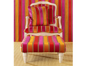 Fauteuil traditionnel en velours "Champs Elysées"