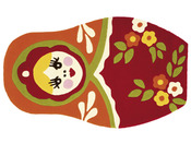 Tapis de sol tufté "Poupées russes"