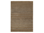 Tapis de sol contemporain tufté "Sync" - Beige