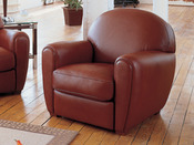 Fauteuil traditionnel club cuir "Oxford"