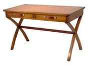 Table à écrire en merisier - 2 tiroirs