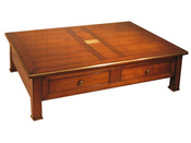 Table basse en merisier