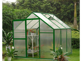 Serre en polycarbonate "Lilas" - 5.06 m² - 2.25 x 2.25 x 2.50 m