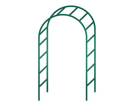 Pergola métal " double " - 2.88 m² - 2.40 x 1.20 x H 0.40 m