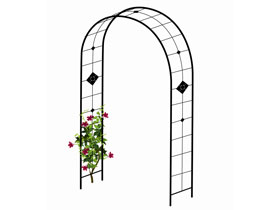 Pergola métal "Mélia" - 2.88 m² - 2.40 x 1.20 x 0.45 m