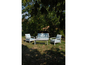 Coffee set  "Charleston"  - 1 canapé + 2 fauteuils + 1 table basse