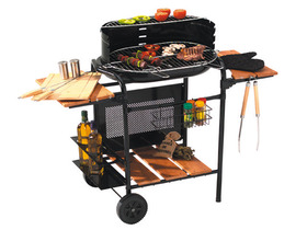Barbecue bois "Le Classy " - grille rectangle : 53 x 38 cm