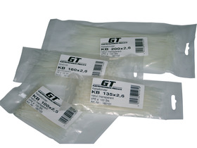 Sachet de serres câbles transparent: 4 pochettes