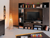 Paroi TV "Couleur Café" - 191 x 180 x 43 cm