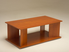 Table basse - JUNGLE - Imitation merisier sauvage