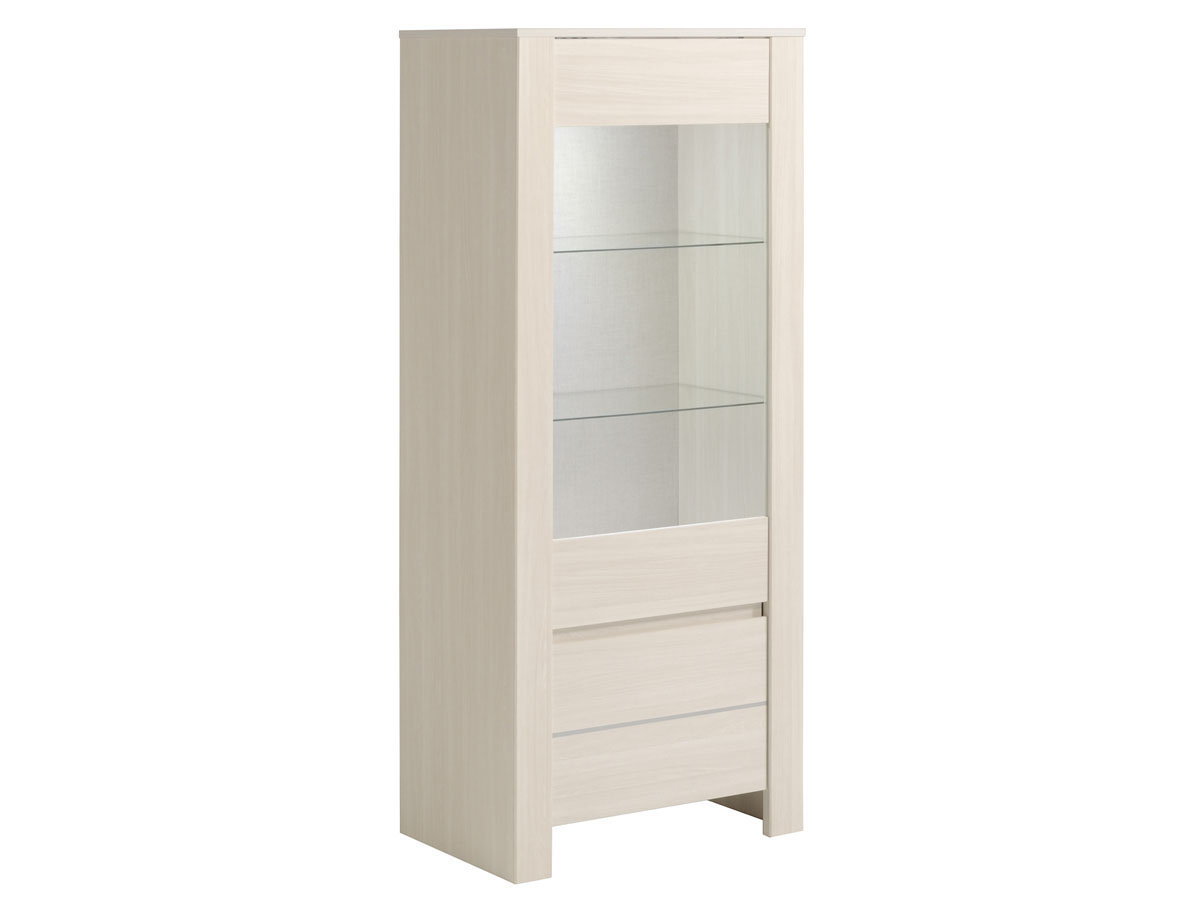 Argentier Bornéo 2 - 65 x 40 x 153 cm - Coloris frêne