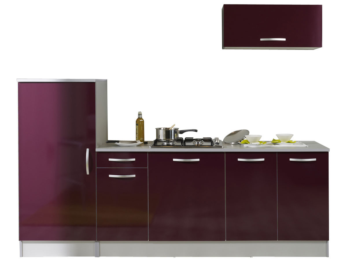 Prix en ligne bloc cuisine nakara coloris blanc