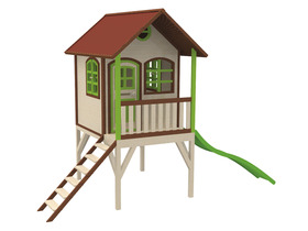 Cabane enfant "Max"- 6.2 m² - 1.90 x 3.31 x 2.69 m.