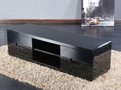 Meuble TV rectangulaire "Bloom" - MDF - Noir