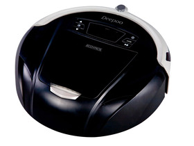 Aspirateur robot automatique D73 - Avec &eacute;cran LCD, T&eacute;l&eacute;commande et Voix