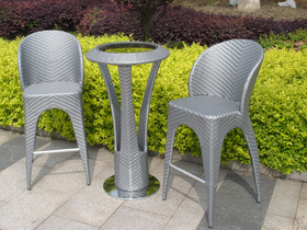 Salon jardin " Ensemble Bar " - 1 table + 2 chaises