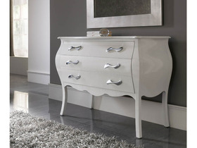 Commode en bois lacqué - 3 tiroirs