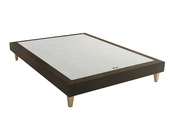 Sommier tapissier DUNLOPILLO " Missouri " - Couleur Chocolat - 90 x 190 cm