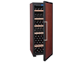 Cave &agrave; vin de viellissement - 205 bouteilles - Porte en bois - 5 clayettes bois