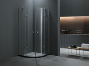 Paroi de douche HELSINKI quart de cercle 90x90x185cm