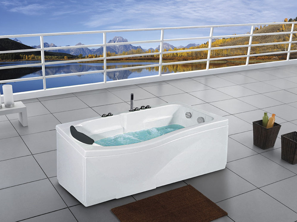 Baignoire balnéo "alabama" 150x80x62 cm 51353