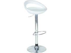 Lot de 2 tabourets de bar KEVIN argents