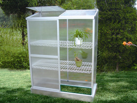 Mini serre de jardin ou balcon polycarbonate Capucine 0.8m2