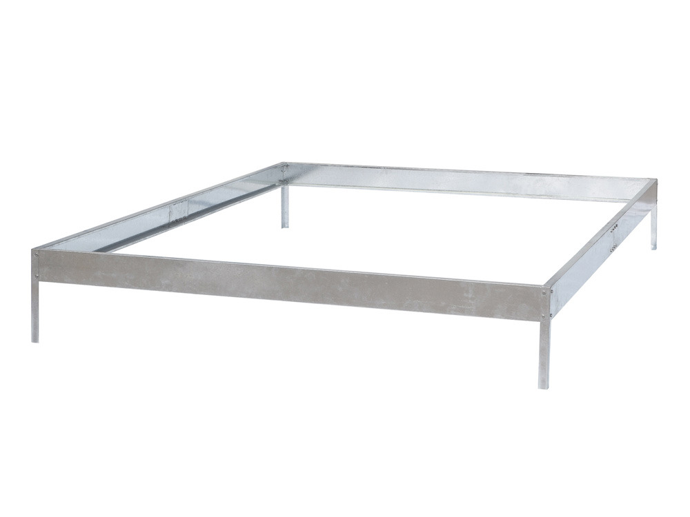 Embase métallique pour Serre Jardin Polycarbonate Lilas 2.4m²