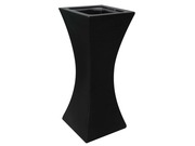 Vase "Etolie grand" en fibre couleur noir