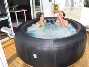 Spa Gonflable 4 places Camaro Simili Cuir Noir