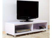 Meuble TV rectangulaire "Mick" - MDF - Blanc
